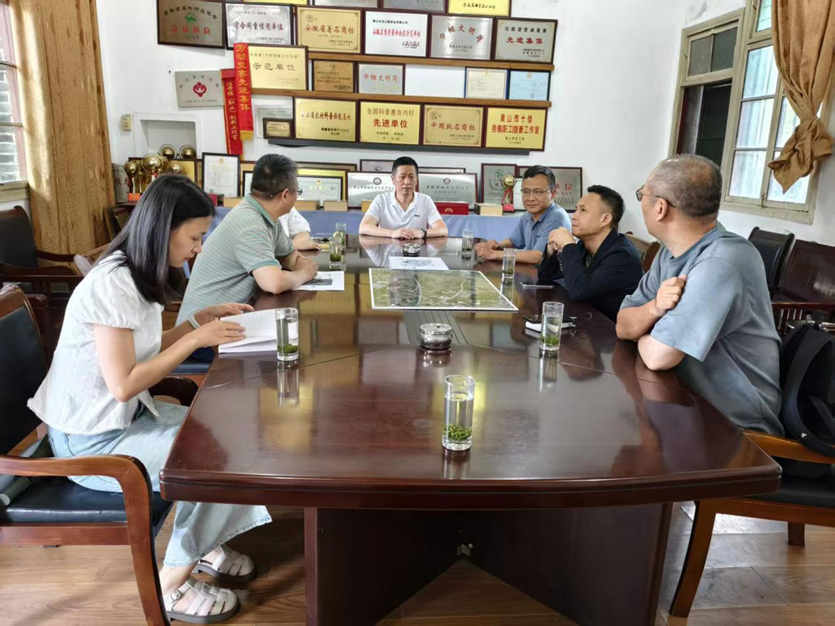 江蘇外聯(lián)采考察團(tuán)到實(shí)驗(yàn)茶場(chǎng)考察，共商茶產(chǎn)業(yè)合作新藍(lán)圖